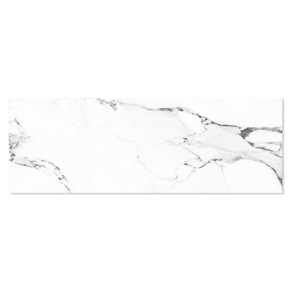 Marmor Veggflis Lincoln Hvit Matt 30x90 cm